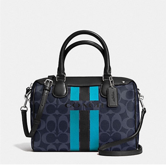 Coach Handbags - Coach Varsity Stripe Mini Bennett Satchel/Crossbody